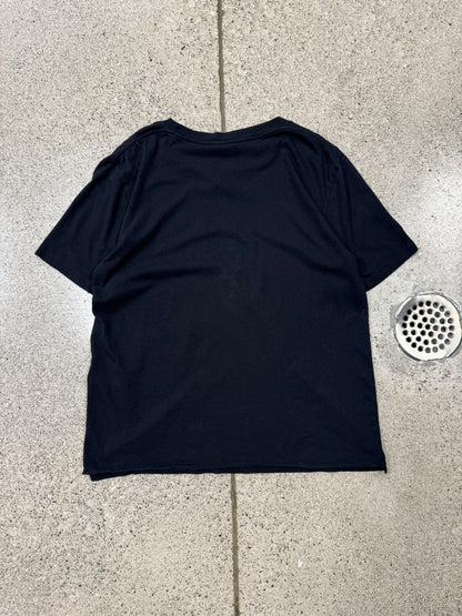 2018 Saint Laurent ‘Eiffel Tower’ Distressed Graphic T-Shirt