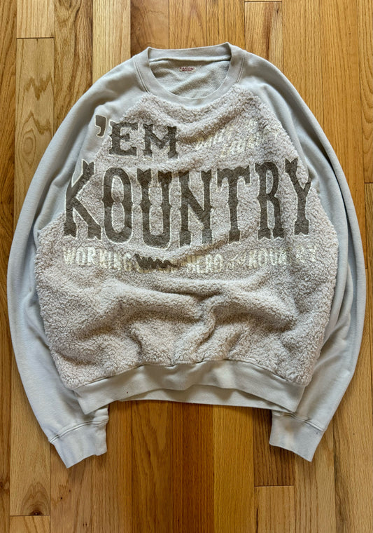 AW2023 Kapital Kountry ‘Grizzly’ Fleece Logo Sweatshirt