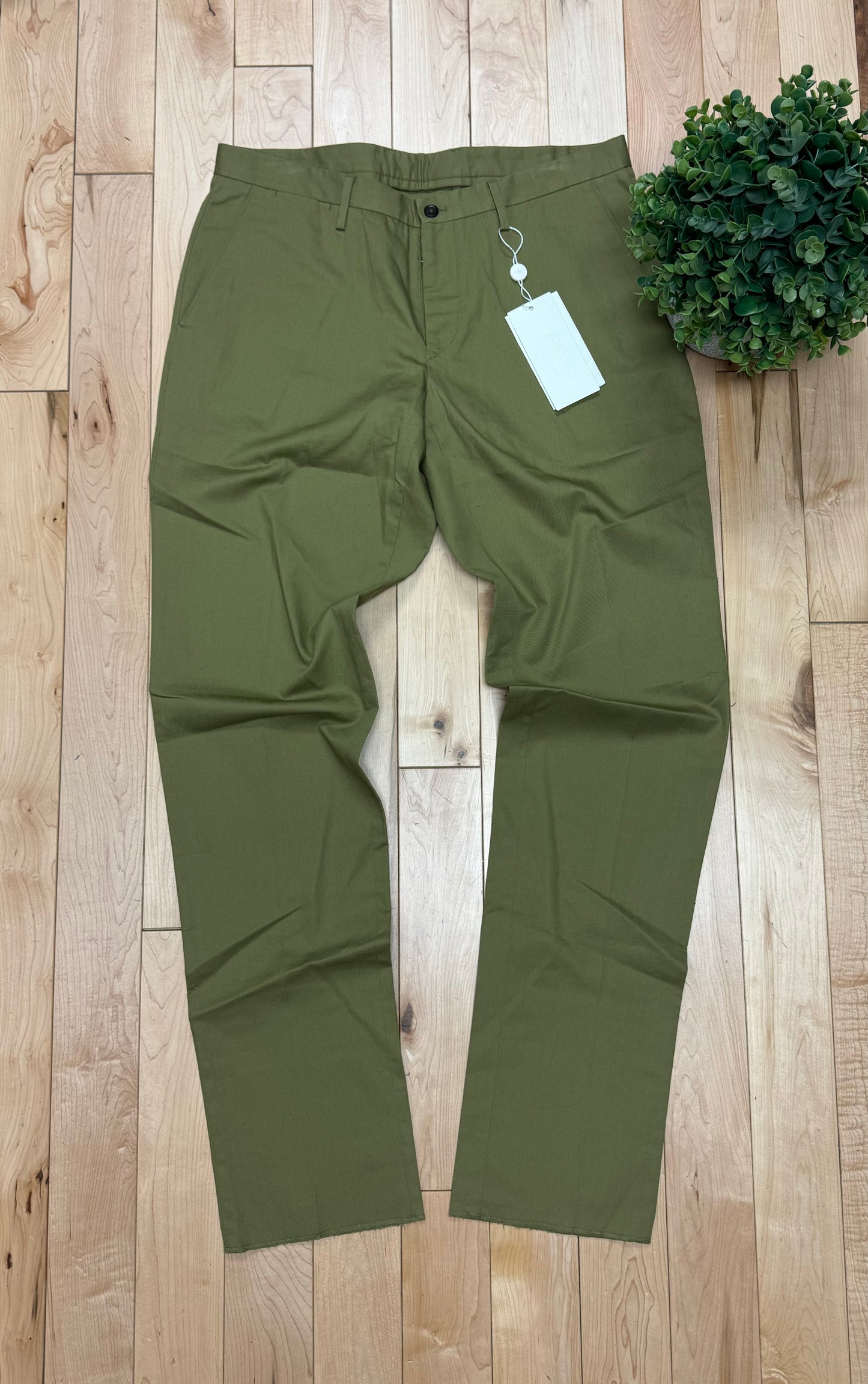 SS2015 Maison Margiela ‘Olive Green’ Boot Cut Trousers