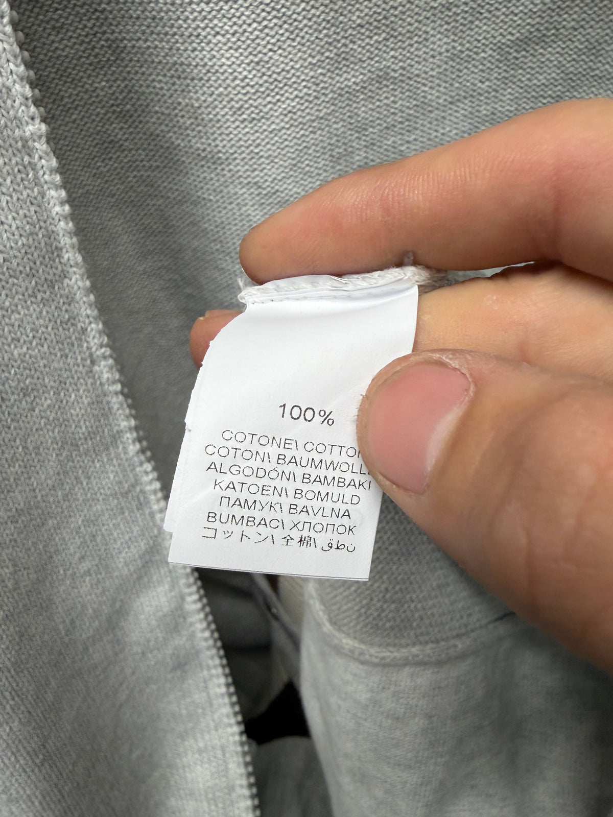 Brunello Cucinelli Grey/Brown Knit Zip-Up Bomber Jacket