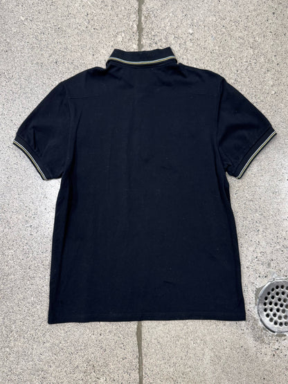 Dior Homme Button Clasp Black Polo