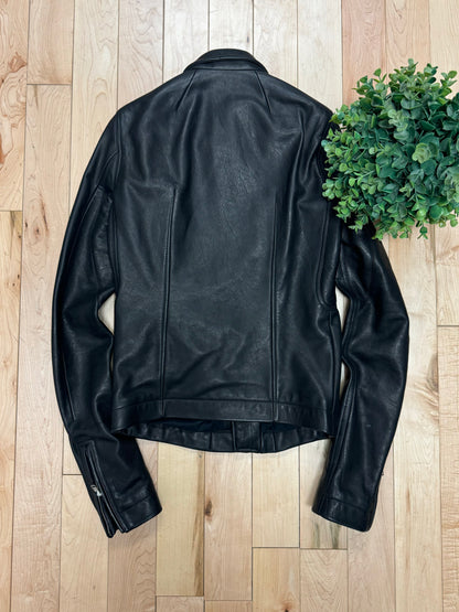 AW2014 Rick Owens ‘Stooges’ Calfskin Leather Biker Jacket