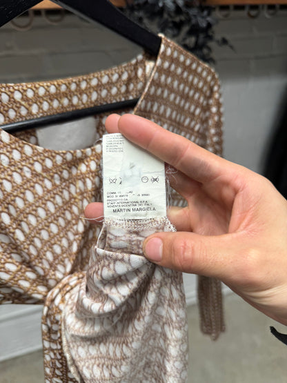 Maison Martin Margiela ‘Basket Weave’ Viscose Long Sleeve Shirt