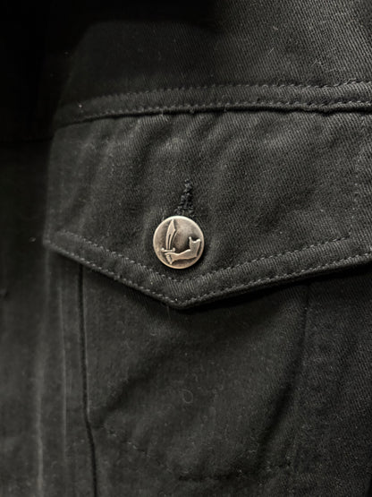 Vivienne Westwood ‘Angelomania’ Cropped Black Denim Trucker Jacket