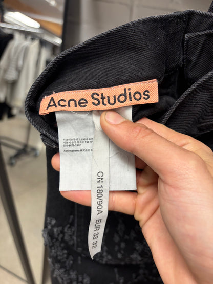Acne Studios ‘2021M’ Distressed Black ‘Night Sky’ Denim