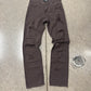 2000s Dolce & Gabbana Distressed Brown Bootcut Denim