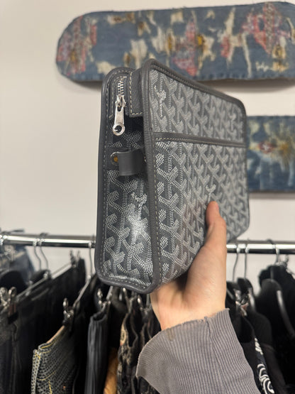 Goyard ‘Jouvence’ Grey Monogram Toiletry Bag