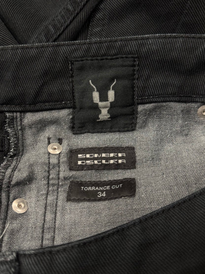 Rick Owens DRKSHDW ‘Torrence Cut’ Black Denim