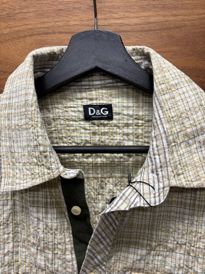 Dolce & Gabbana Gingham Button Up Shirt
