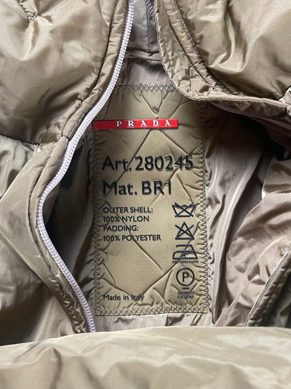 Vintage 90s Prada Sport Belted Cargo Pocket Nylon Jacket