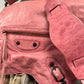 Balenciaga ‘Motorcross’ Pink Crossbody Leather Bag