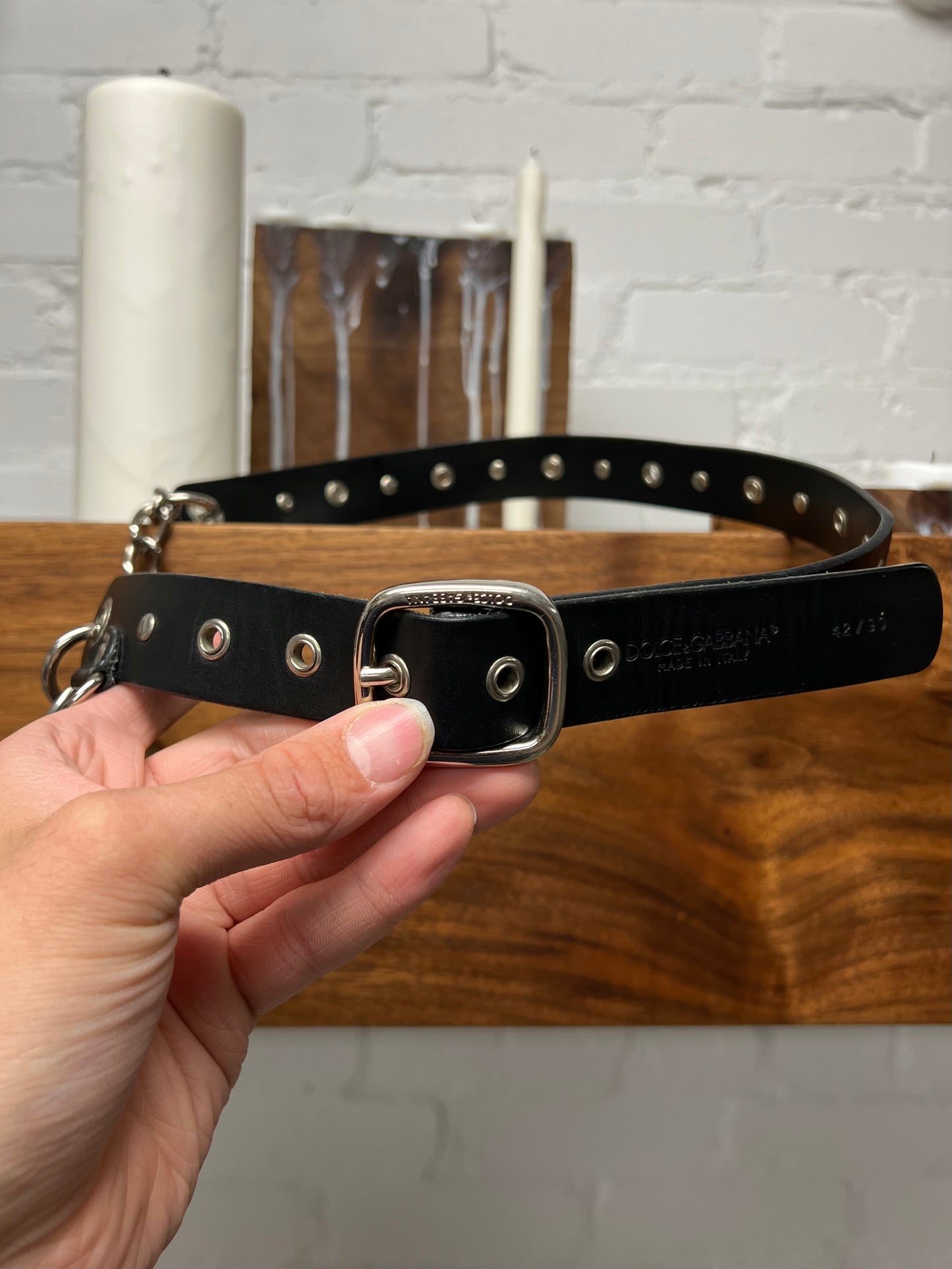 SS2003 Dolce & Gabbana ‘Sex & Love’ Lock & Key Padlock Belt