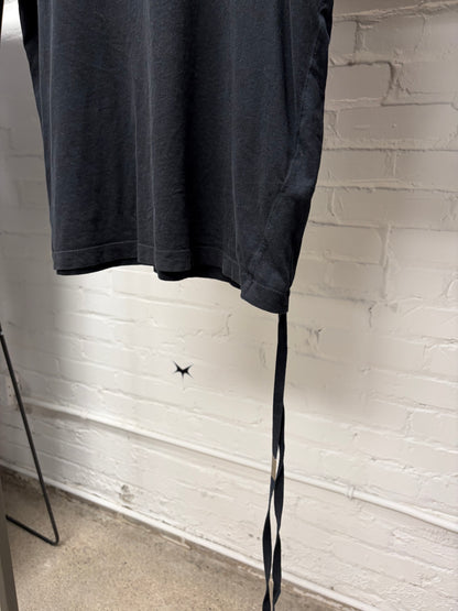 Ann Demeulemeester ‘Holy’ Embroidered Cotton Black T-Shirt