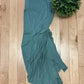 Rick Owens Lillies ‘Steel Blue’ Draped Maxi Skirt