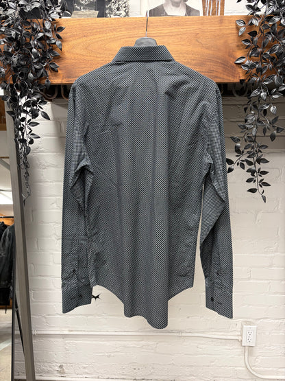 Yves Saint Laurent Rive Gauche ‘Micro Dot’ Button Down Shirt