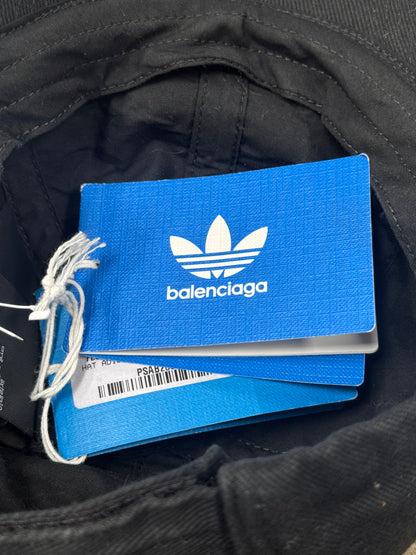 Balenciaga x Adidas Embroidered Logo Strap-Back Baseball Hat