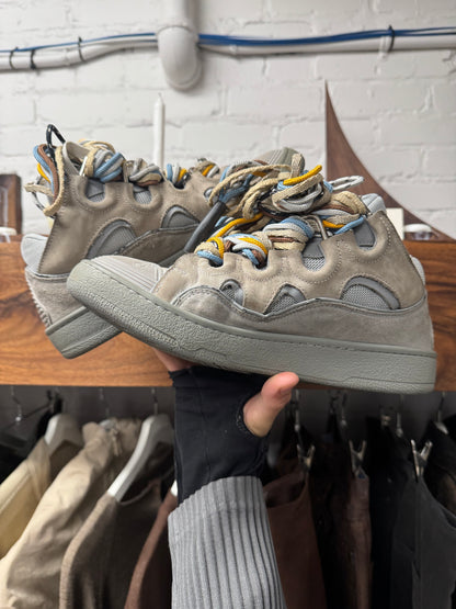 Lanvin ‘Jumbo Lace’ Curb Low Top Skate Sneakers