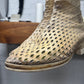 Carol Christian Poell ‘Laser Cut’ Kangaroo Leather Tornado Zip Boots