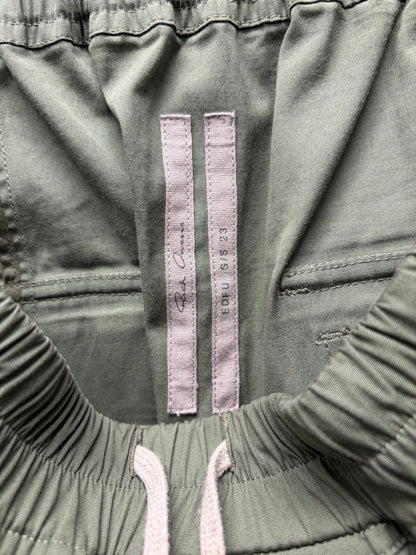 Rick Owens ‘Edfu’ Green Drop Crotch Drawstring Joggers
