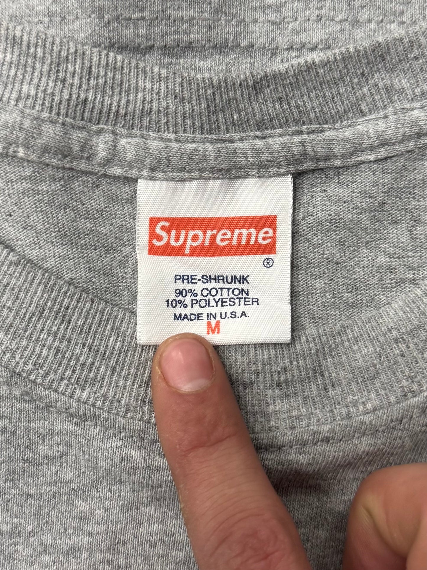 SS2014 Supreme ‘Fuck the World’ Flames Long Sleeve Shirt