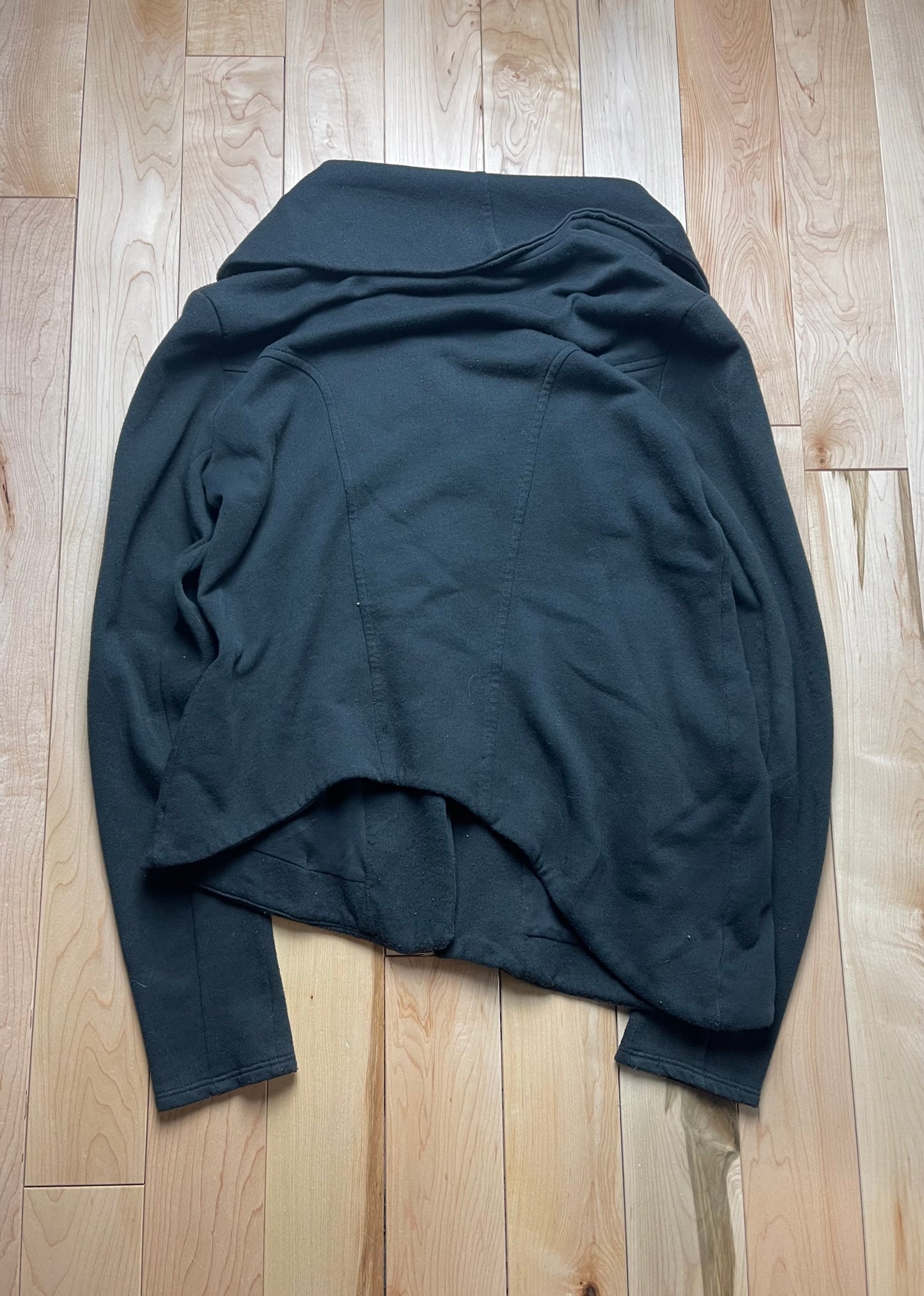 Helmut Lang Asymetric Zip Up Sweater