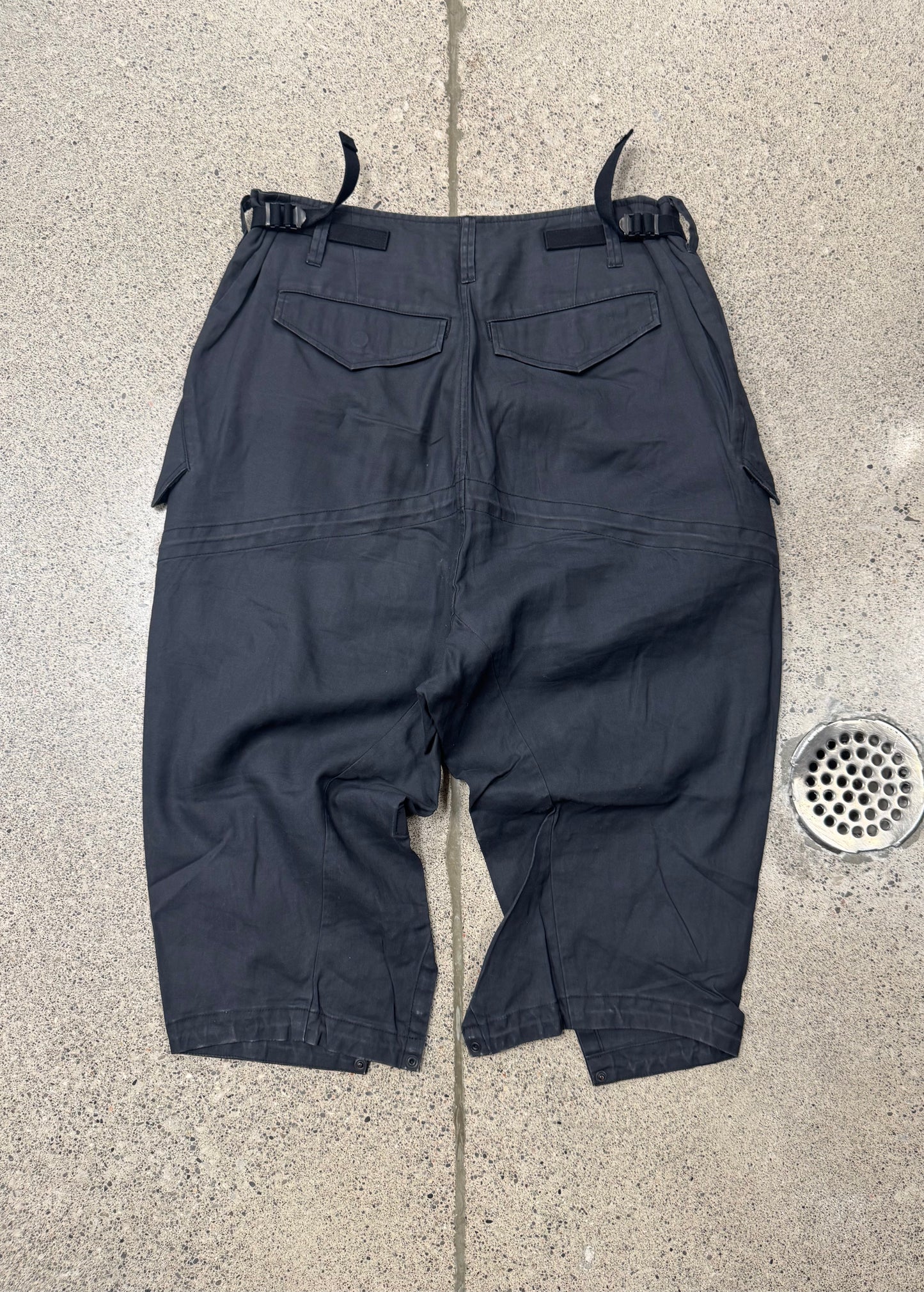 SS2019 Julius ‘Coated Cotton Twill’ Balloon Cut Shorts