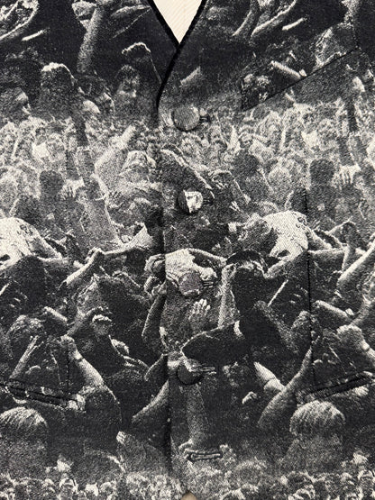 AW2009 Number (N)ine x Charles Peterson ‘Moshpit’ Jacquard Woven Vest