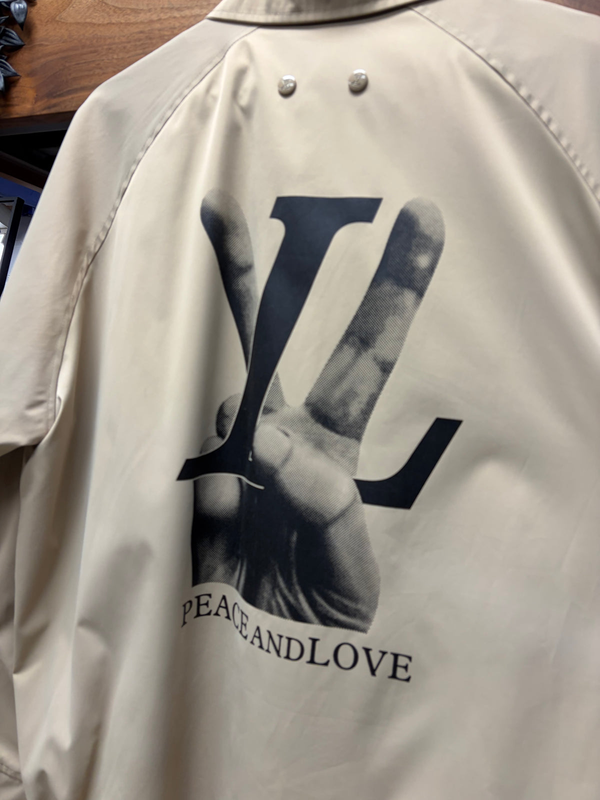 SS2017 Louis Vuitton 'Peace and Love' Harrington Jacket
