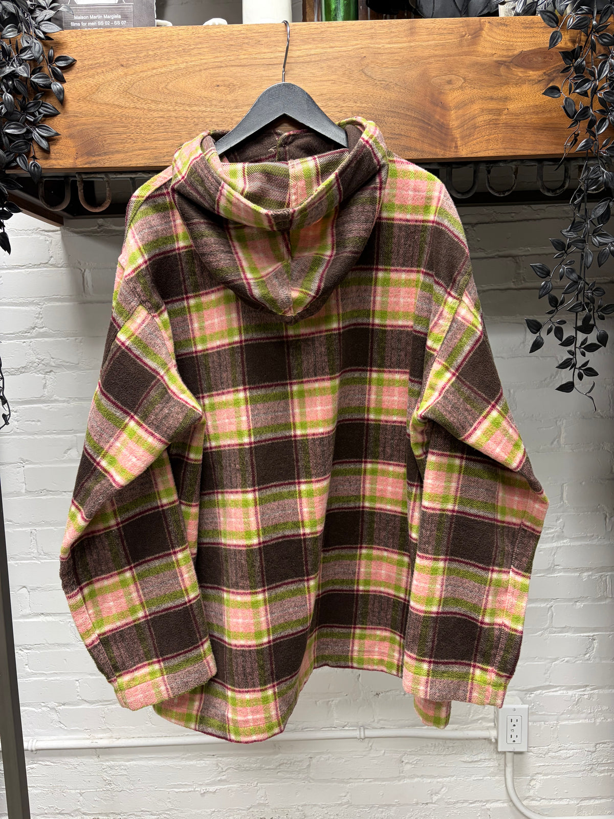 Engineered Garments Military ‘Anorak’ Plaid Patterned Wool Field Jacket