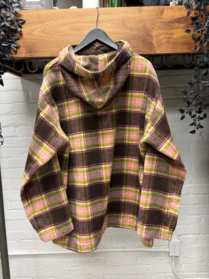 Engineered Garments Military ‘Anorak’ Plaid Patterned Wool Field Jacket