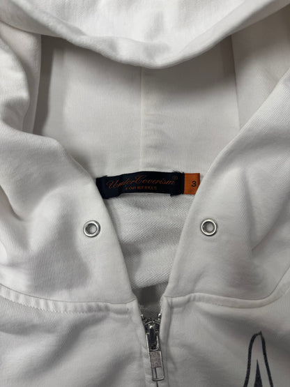 SS2006 Undercover ‘Klaus’ Soundwaves Zip Up Hoodie