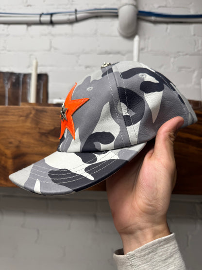 Chrome Hearts ‘Snow Camo’ Leather Star Patch ‘Gunslinger’ Strap-back Hat