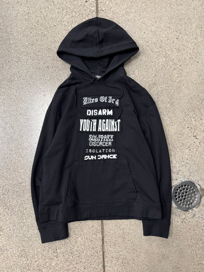 AW2021 Raf Simons ‘Isolation’ Patch Pullover Hoodie
