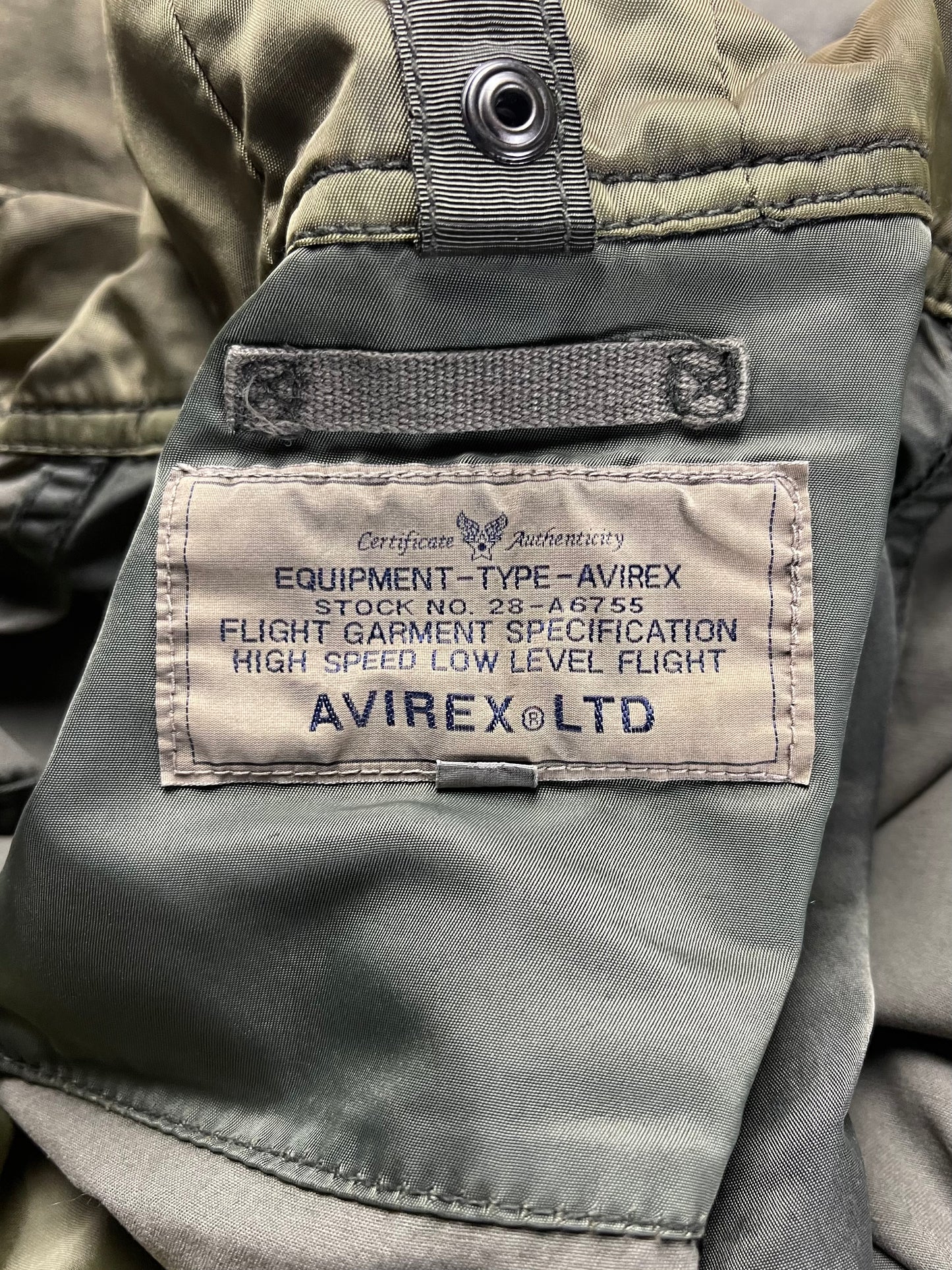 Avirex Reconstructed Split Hood Military Jacket