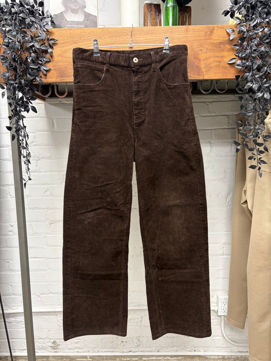Vuja De ‘Jude’ Dark Brown Corduroy Wide Leg Pants