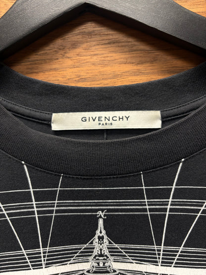 AW2016 Givenchy ‘Cobra Snake’ Black Graphic T-Shirt