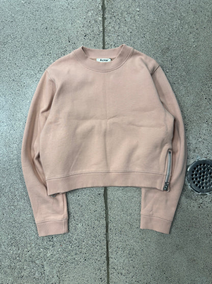 AW2014 Acne Studios Cropped Pink Sweatshirt