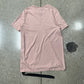 Rick Owens DRKSHDW ‘Faded Pink’ Asymmetric Back Seam T-Shirt