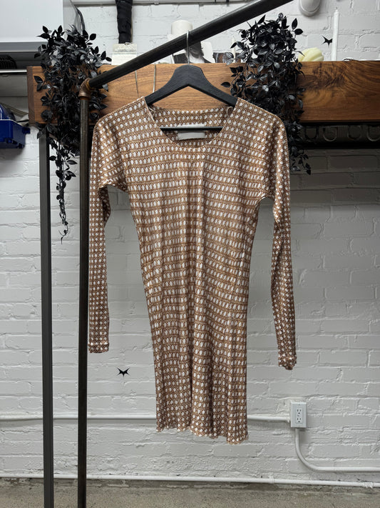 Maison Martin Margiela ‘Basket Weave’ Viscose Long Sleeve Shirt