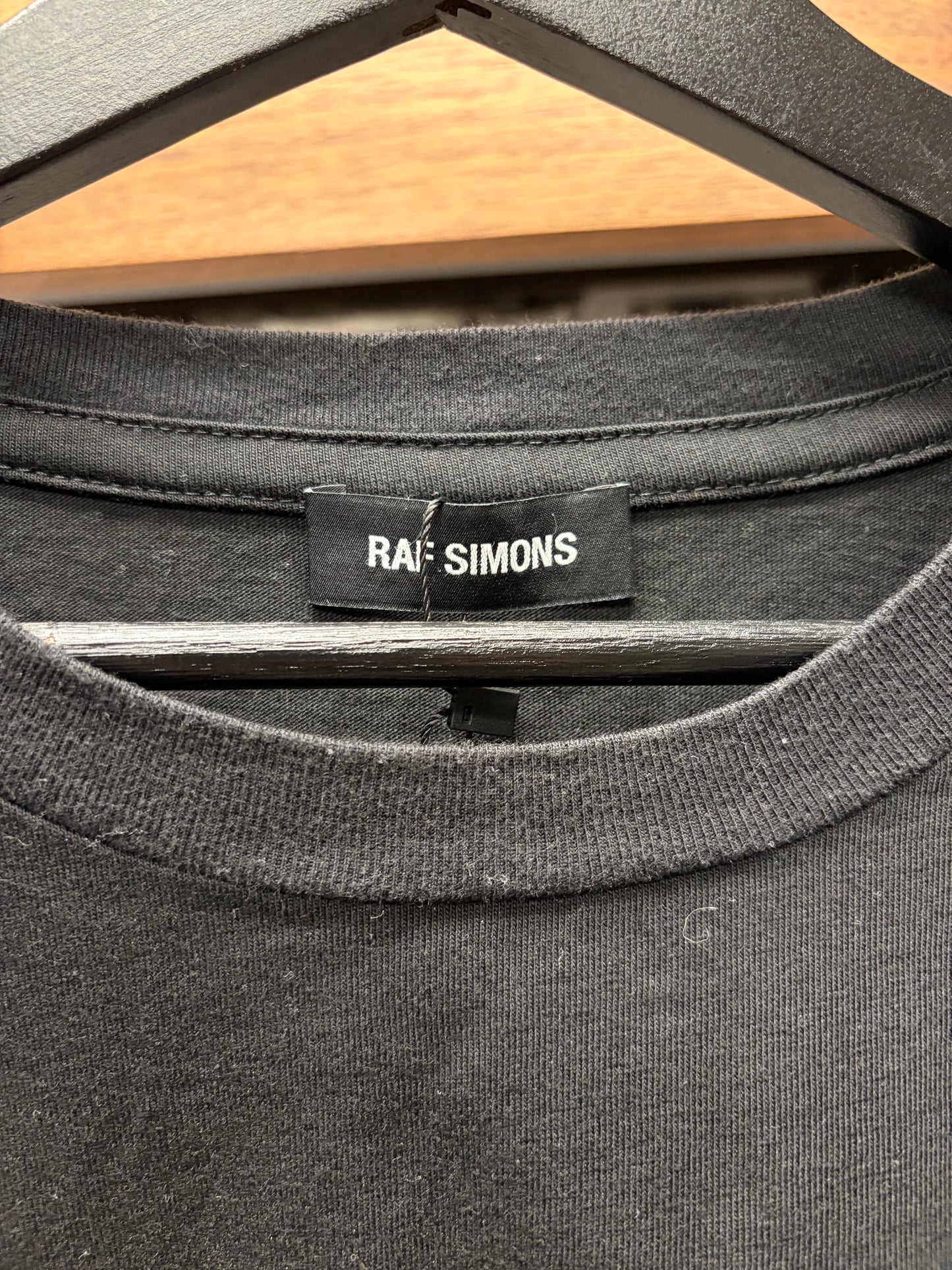 AW2017 Raf Simons ‘Youth Forest Project’ Black Graphic T-Shirt