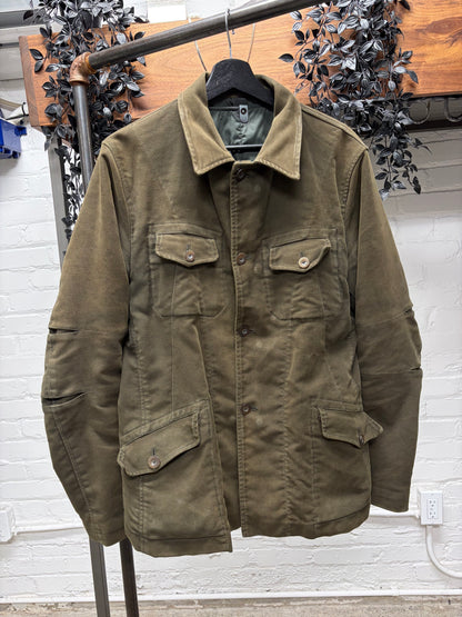 Jil Sander by Raf Simons Moleskin Military ‘Field’ Jacket with Removable Liner