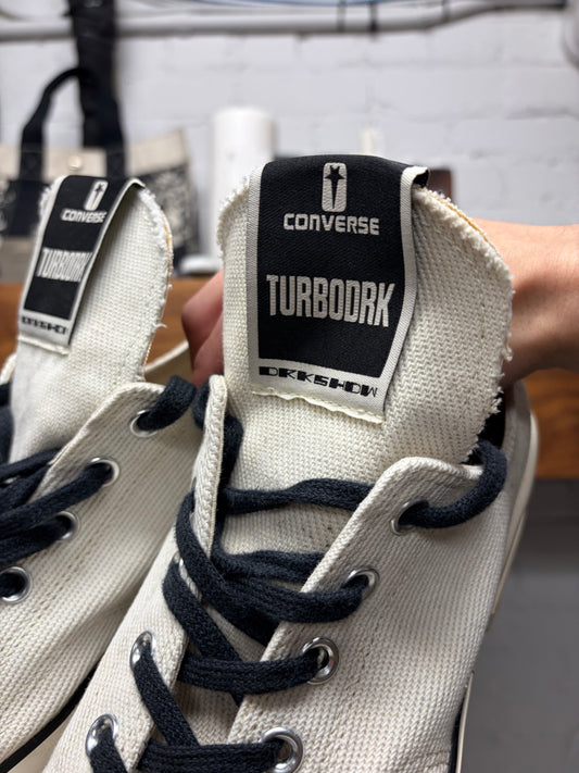 Rick Owens x Converse ‘TURBODRK’ Low Top Sneakers