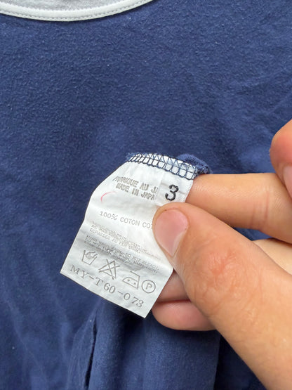 Vintage Yohji Yamamoto ‘Y’s’ Blue/White Ringer Short Sleeve T-Shirt