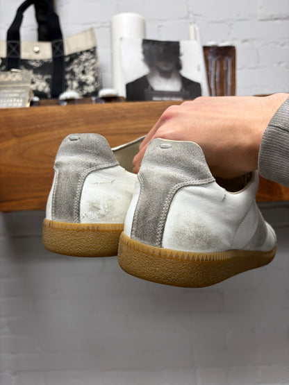 Maison Margiela ‘G.A.T.’ White/Gum Sole Low Top Sneakers