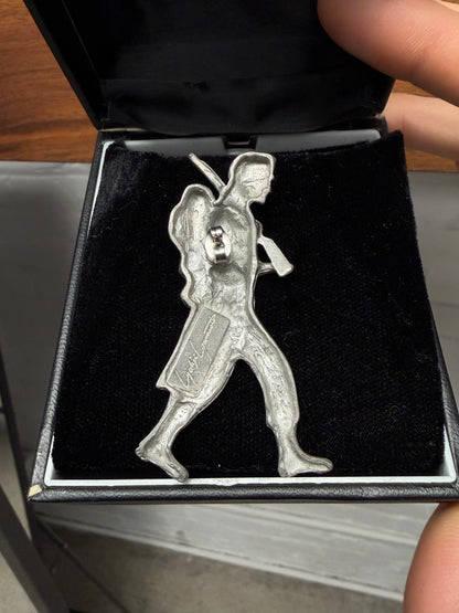 AW1987 Yohji Yamamoto Pour Homme ‘Marching Soldier’ Steel Pin