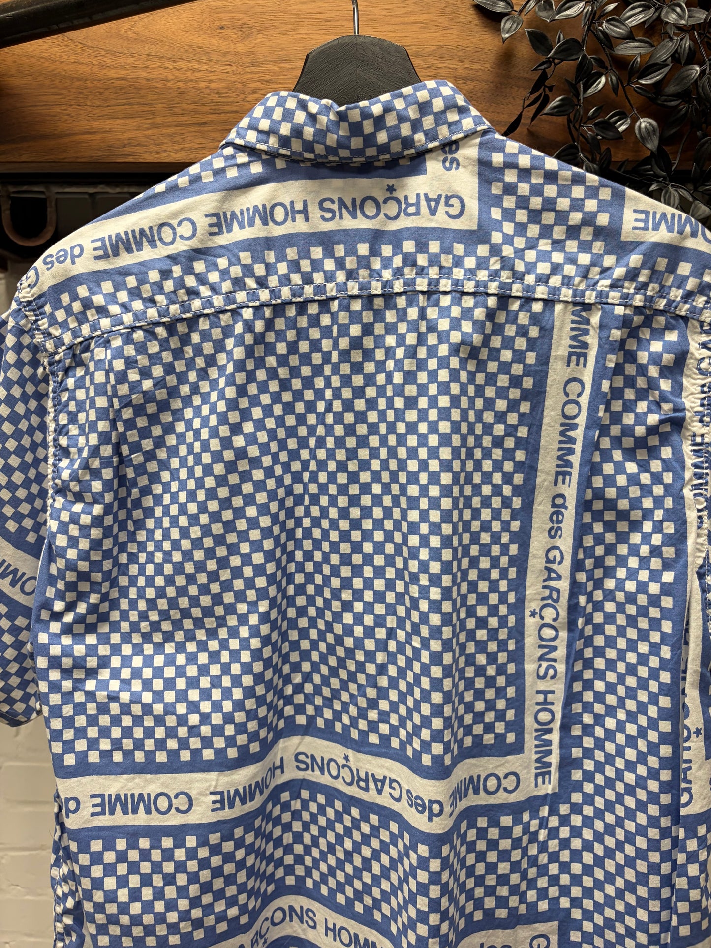 SS2003 Comme Des Garçons Homme ‘Checkerboard’ Short Sleeve Shirt