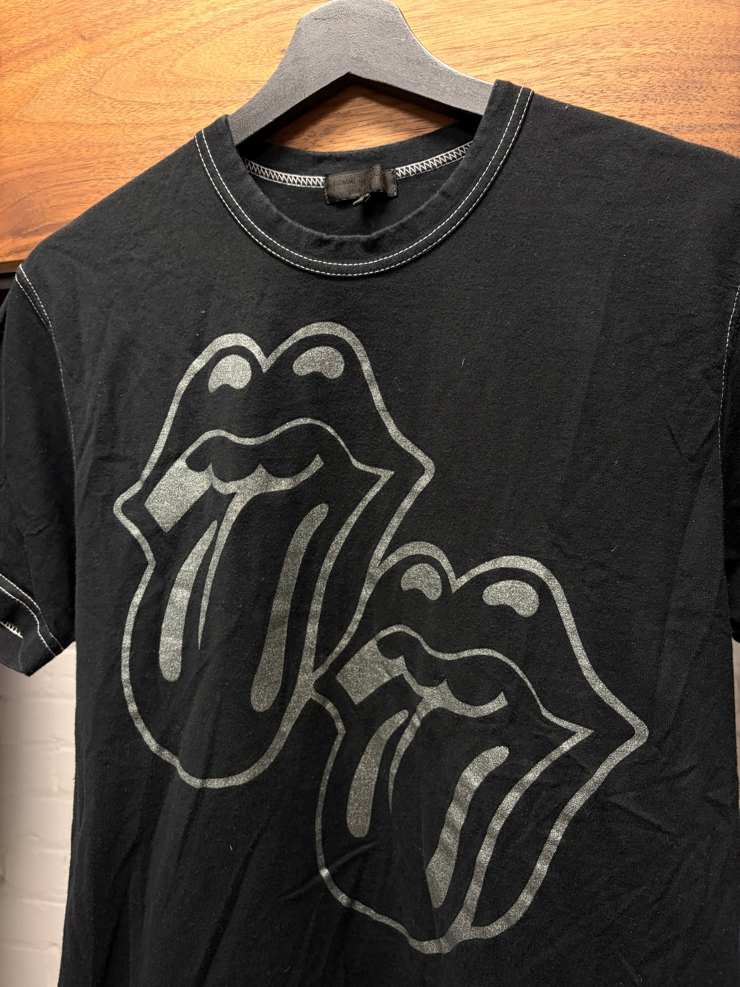 SS2005 Comme Des Garçons Homme Plus ‘Rolling Stones’ Contrast Stitch T-Shirt