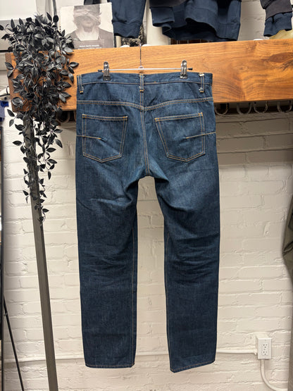 AW2004 Dior Homme by Hedi Slimane ‘Victim of the Crime’ Raw Washed Blue Skinny Jeans