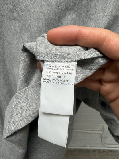 Issey Miyake Homme Plisse Dropped Shoulder Cotton T-Shirt