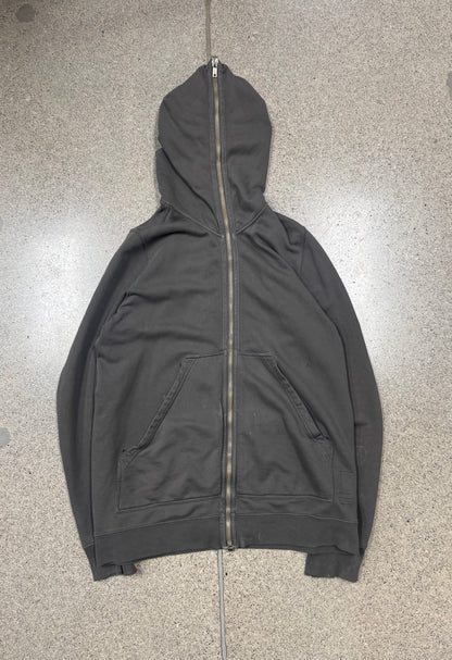 2000s Rick Owens Olmar & Mirta Dust Brown ‘Gimp’ Hoodie